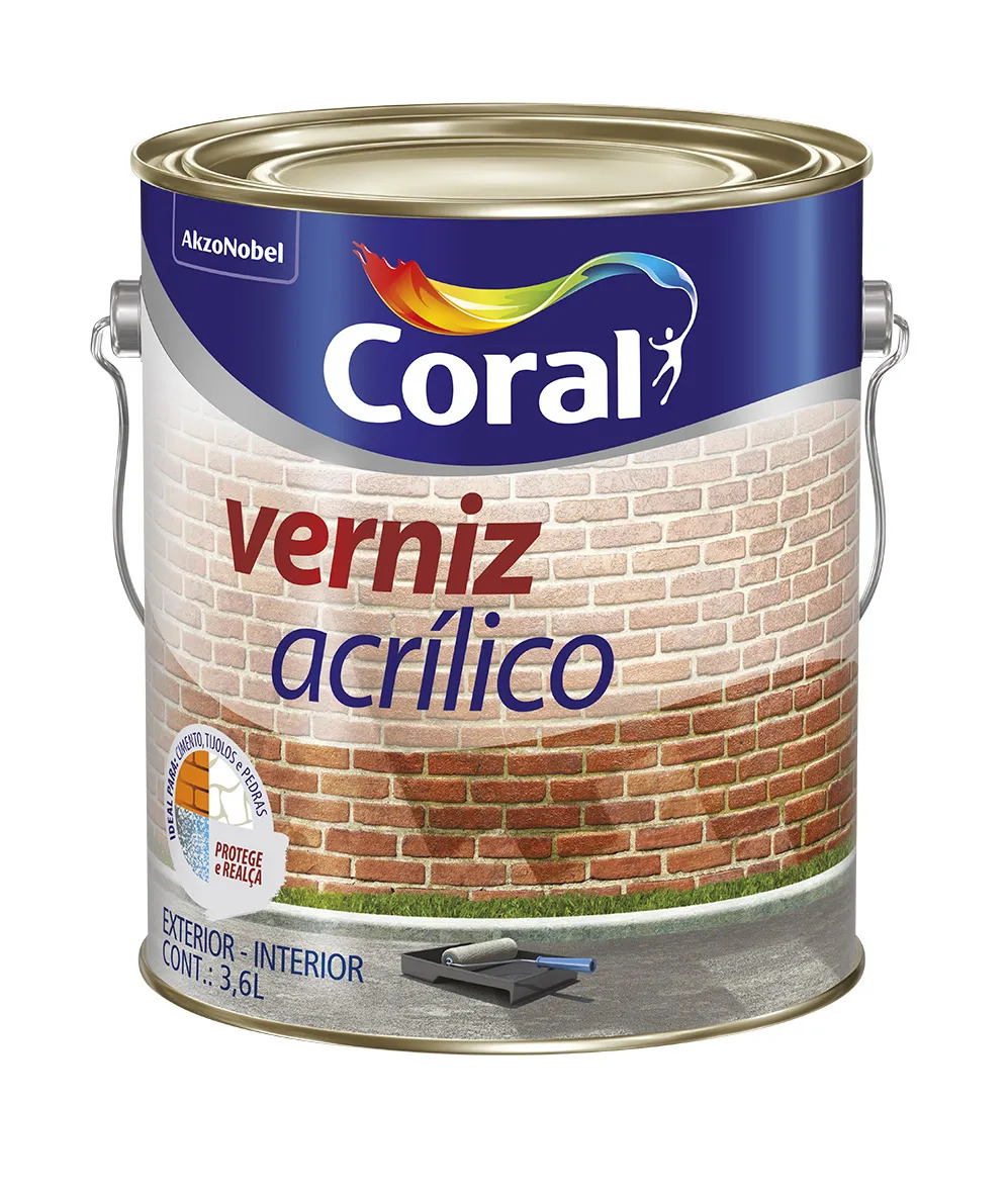 Verniz Acrílico Transparente - 3,6L