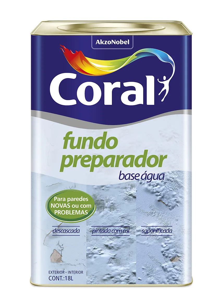 Fundo Preparador Base Água Transparente - 18L